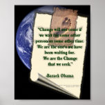 Obama 'We are the Ones' Quote- foot posters