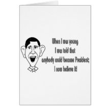 Obama - When I was young Cards