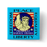 OBAMA WINS! buttons