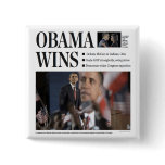 Obama Wins Button