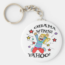 OBAMA WINS FOR KIDS KEYCHAIN