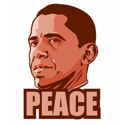 Obama Wins Peace Prize T-shirts by jamierushad