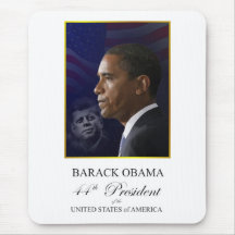 Obama with Kennedy Collector's Edition Mousepad