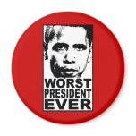 Obama Worst President Ever Refrigerator Magnet