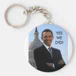 Obama Yes We Did! Key Chain