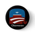 Obamacan Button, Dark