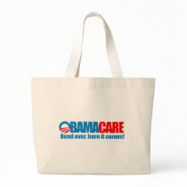 Obamacare - Bend over here it comes Canvas Bag