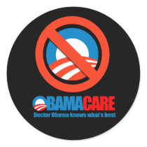 Obamacare - Doctor obama knows what's best Sticker