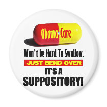 ObamaCare - Suppository Refrigerator Magnets