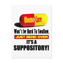 ObamaCare - Suppository Postcard