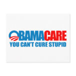 Obamacare - You can't cure stupid postcards