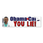 ObamaCare: "You Lie!" bumper stickers