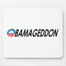 Obamageddon black mousepad
