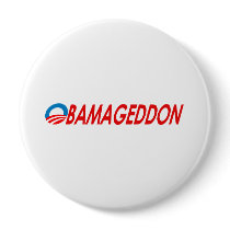 Obamageddon black Red Pinback Buttons