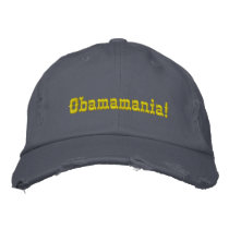 Obamamania! Hat - Customised embroidered hats