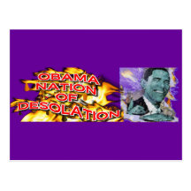ObamaNation ABOMINATION DESOLATION Post Cards