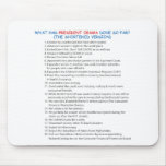 Obama's Aceivements.ai Mousepad