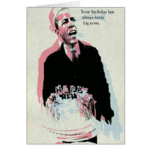 Obama's big news card