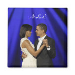 Obamas dance, At Last! Fridge Magnet