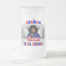 Obamas In Da House Frosted  Mug