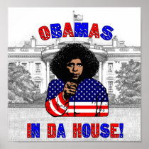 Obamas In Da House Poster