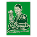 Obama's Irish Pub cards