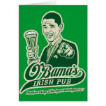 Obama's Irish Pub cards