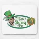 Obama's Irish Pub mousepads