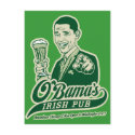 Obama's Irish Pub postcards