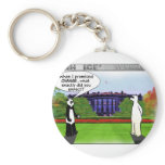 OBAMA'S NEW HOUSE keychains