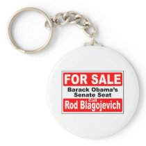 Obama's Senate Seat for Sale Keychains