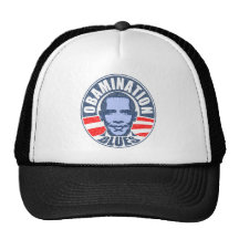 Obamination Blues Trucker Hats