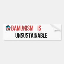 Obamunism is Unsustainable Bumper Stickers