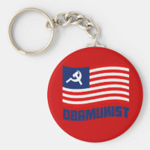 Obamunist Flag Key Chains