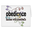 Obedience: Dances with Dumbbells cards