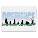 Obedience: Heel it, Fetch It, Jump It, Scent It cards