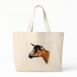 "Oberhasli Goat" Animal Art Tote Bag