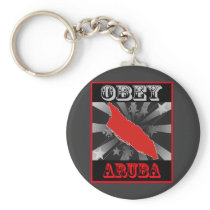 Obey Aruba Keychain