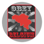 Obey Belgium stickers