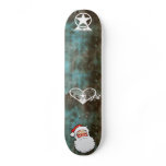 Obey Father Christmas when he rides a skateboard!