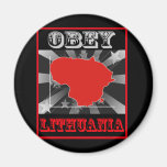 Obey Lithuania Magnets