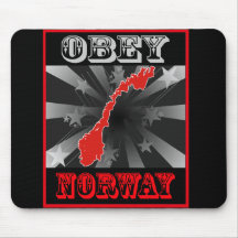 Obey Norway Mouse Pad
