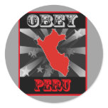 Obey Peru stickers
