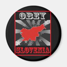 Obey Slovenia Magnets