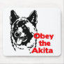 Obey the Akita Mouse Mats