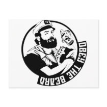 Obey the Beard Post Card