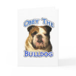 Obey the Bulldog cards