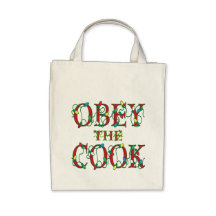 Obey the Cook Saying Holiday Lights Bags
