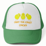 Obey The Crazy Chicks Hats