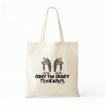 Obey The Crazy Penguins Bags